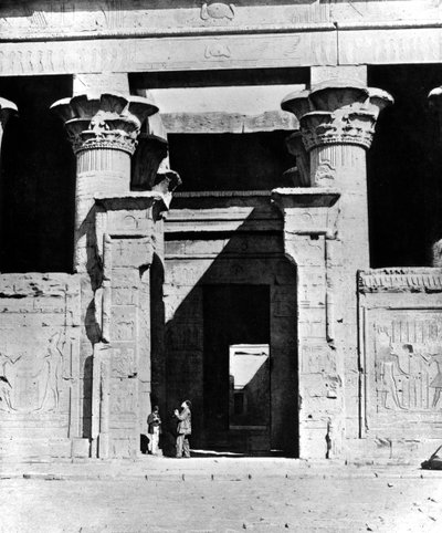 Temple Edfu, Egypten, 1893 af Auguste Edouard Mariette