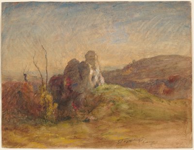 Landskab, 1870-1884. af Auguste Francois Ravier