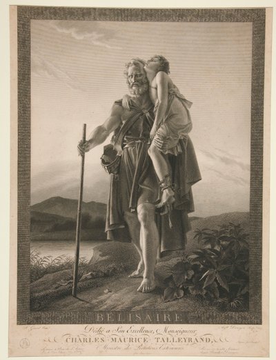 Belisarius af Auguste Gaspard Louis Desnoyers