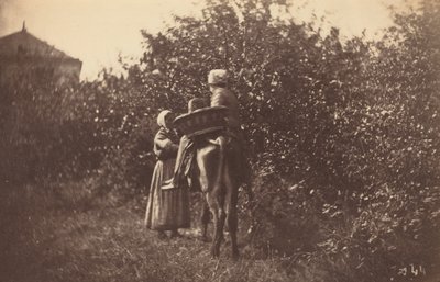 To kvinder med æsel af Auguste Giraudon