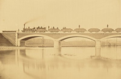 Linje fra Villenueve-Saint-Georges til Montargis, Viadukt på Loing (nær Montargis) af Auguste Hippolyte Collard