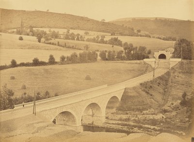 Viadukt over Rhims, nær Hôpital af Auguste Hippolyte Collard