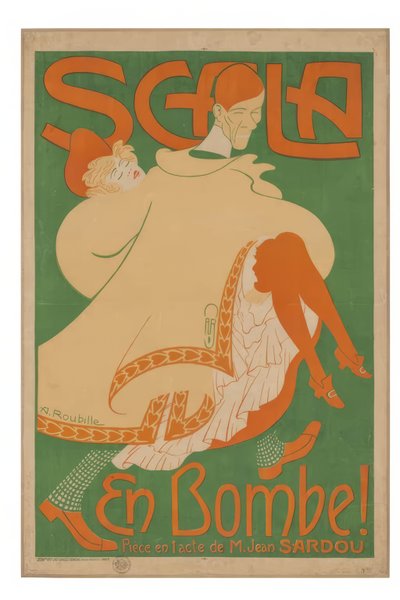 Scala. En bombe, stykke af J. Sardou af Auguste Jean Baptiste Roubille