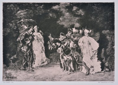 Prisen for dans (tegning) af Auguste Lauzet