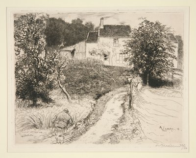 At Bellot (Seine-et-Marne) (At Bellot [Seine-et-Marne]) af Auguste Lepere