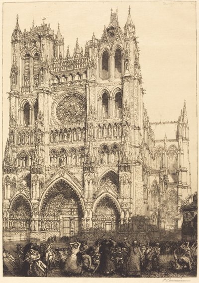 Amiens Cathedral (Amiens Cathedral - Inventory Day) af Auguste Lepere