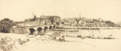 Angers - panoramaudsigt Angers - panoramaudsigt, 1912. af Auguste Lepere