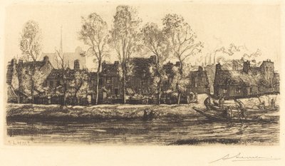 Sommes bredder ved Amiens af Auguste Lepere