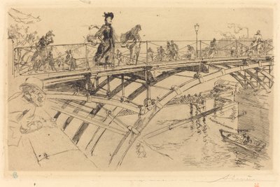 Kunstens bro (Le pont des Arts) af Auguste Lepere
