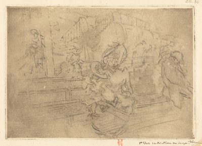 Afgang til Greenwich (Depart pour Greenwich) af Auguste Lepere