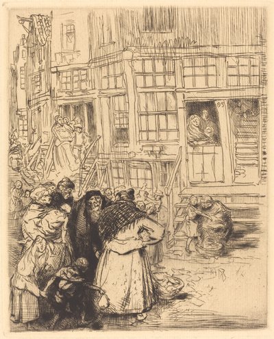jødiske kvarterer i Amsterdam. af Auguste Lepere