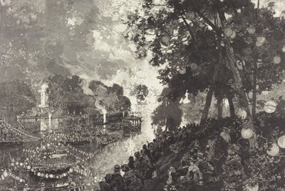 Sne i Paris. af Auguste Lepere