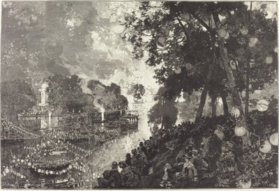 Sne i Paris af Auguste Lepere