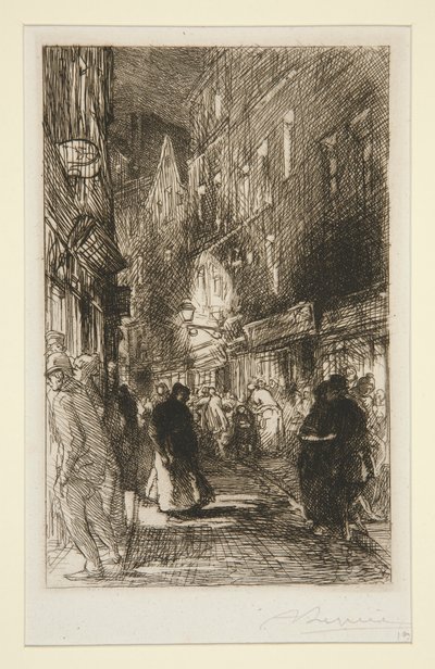 Galande gade af Auguste Lepere