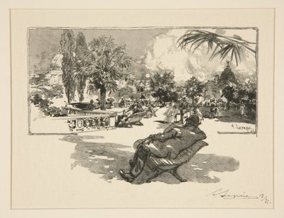 Liberal Arts terrasse af Auguste Lepere