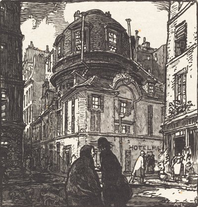 Det gamle lægeakademi, udgivet 1901. af Auguste Lepere