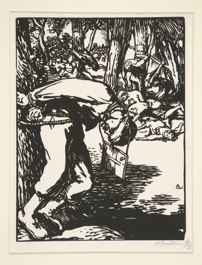 The Francs-Tireurs (Sharpshooters), fra The War of 1914, første serie, nr. 11 af Auguste Lepere
