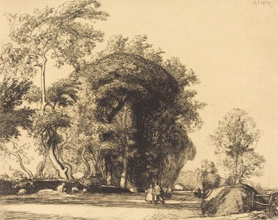 Sti fra St.-Gilles, St.-Jean-de-Monts Vejen fra St.-Gilles, St.-Jean-de-Monts, 1911. af Auguste Lepere