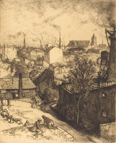 Souvenir fra St. Denis Souvenir fra Saint-Denis. af Auguste Lepere