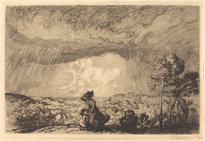 Storm on the Dune, Vendee af Auguste Lepere