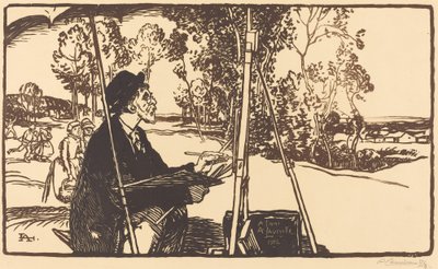 Landskabskunstneren af Auguste Lepere