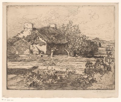 Gård af Auguste Lepère (signed by artist)