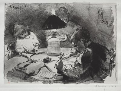 Omkring Lampen af Auguste Louis Lepère