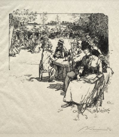 Bold på Point du Jour af Auguste Louis Lepère