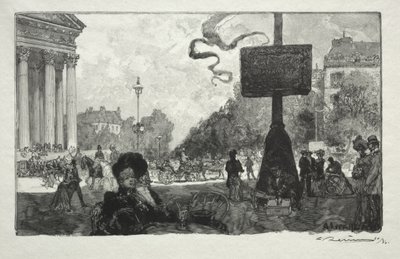 Hjørne af Royal Street af Auguste Louis Lepère