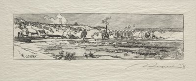 Issy les Moulineaux dam af Auguste Louis Lepère