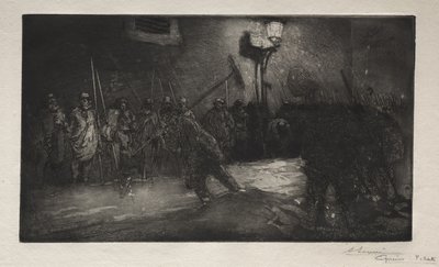 Call of the Night Sweepers af Auguste Louis Lepère