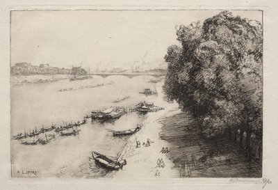 Seinen ved Nationalbroen af Auguste Louis Lepère