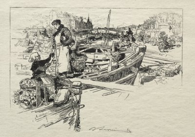 Æblemarkedet, nr. 1 af Auguste Louis Lepère