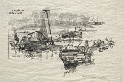 Point of Billancourt af Auguste Louis Lepère