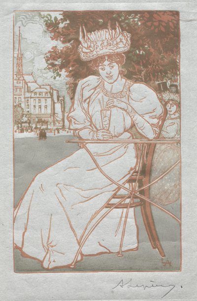 Paris Almanak, 1897: Sommer af Auguste Louis Lepère