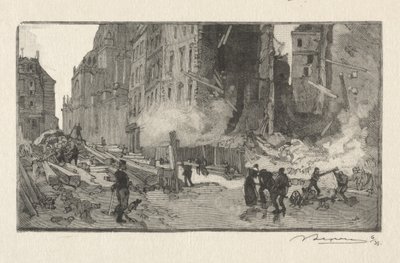 Place Gerson og Rue Restot af Auguste Louis Lepère