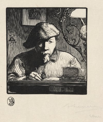 Selvportræt af Auguste Louis Lepère