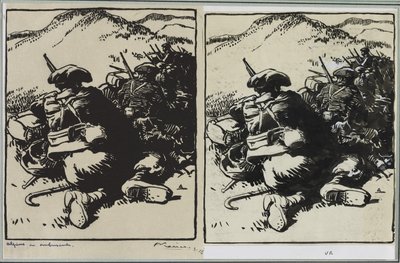 Alperne i baghold af Auguste Louis Lepère