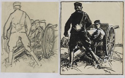belgiske skytter af Auguste Louis Lepère