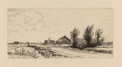 Auguste Lepère: Den lille kohyrde. af Auguste Louis Lepère