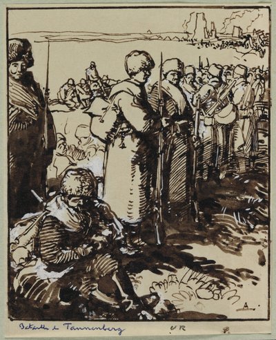 Slaget ved Tannenberg af Auguste Louis Lepère