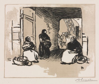 Brød-Sælgere af Auguste Louis Lepère