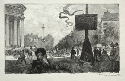 Hjørne af Royal Street af Auguste Louis Lepère