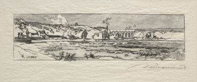 Issy les Moulineaux dam af Auguste Louis Lepère