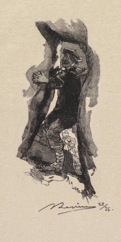 Fontainebleau Forest: Pass of the Seven Caverns af Auguste Louis Lepère