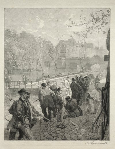 Valutaens lås. af Auguste Louis Lepère