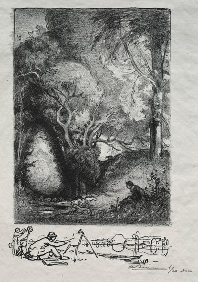 La Ravine i juni 1913. af Auguste Louis Lepère