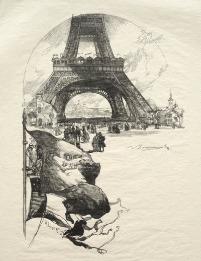 Eiffeltårnet. af Auguste Louis Lepère