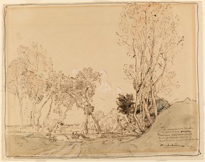 Landskab af Auguste Louis Lepère