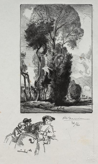 Bocage af Auguste Louis Lepère